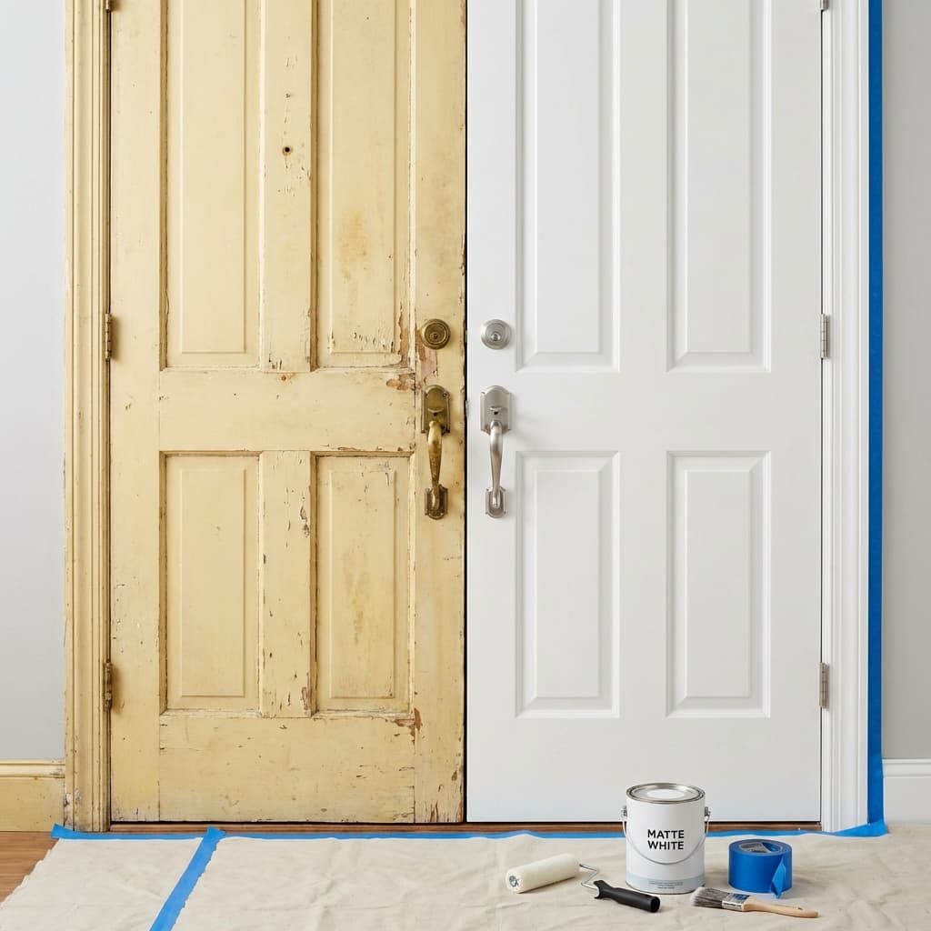 Kapı Boyama Rehberi: Amerikan ve Ahşap Kapılarınıza Yeni Bir Ruh Katın